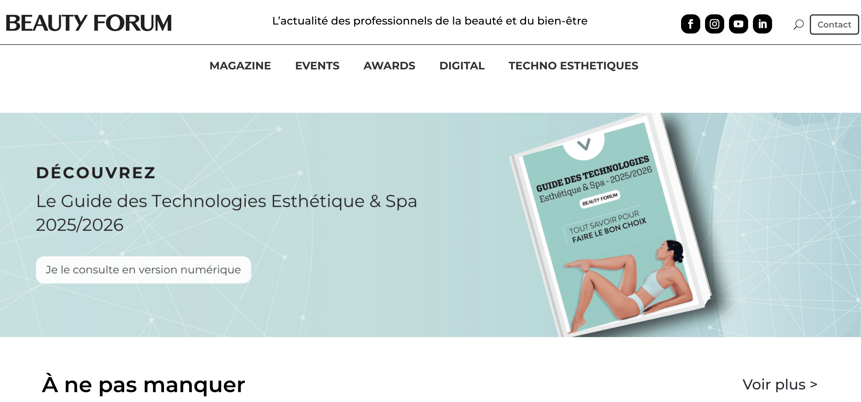 Beauty Forum Paris 2026 : L'événement premium et Business des décideurs les 4 et 5 octobre 2026