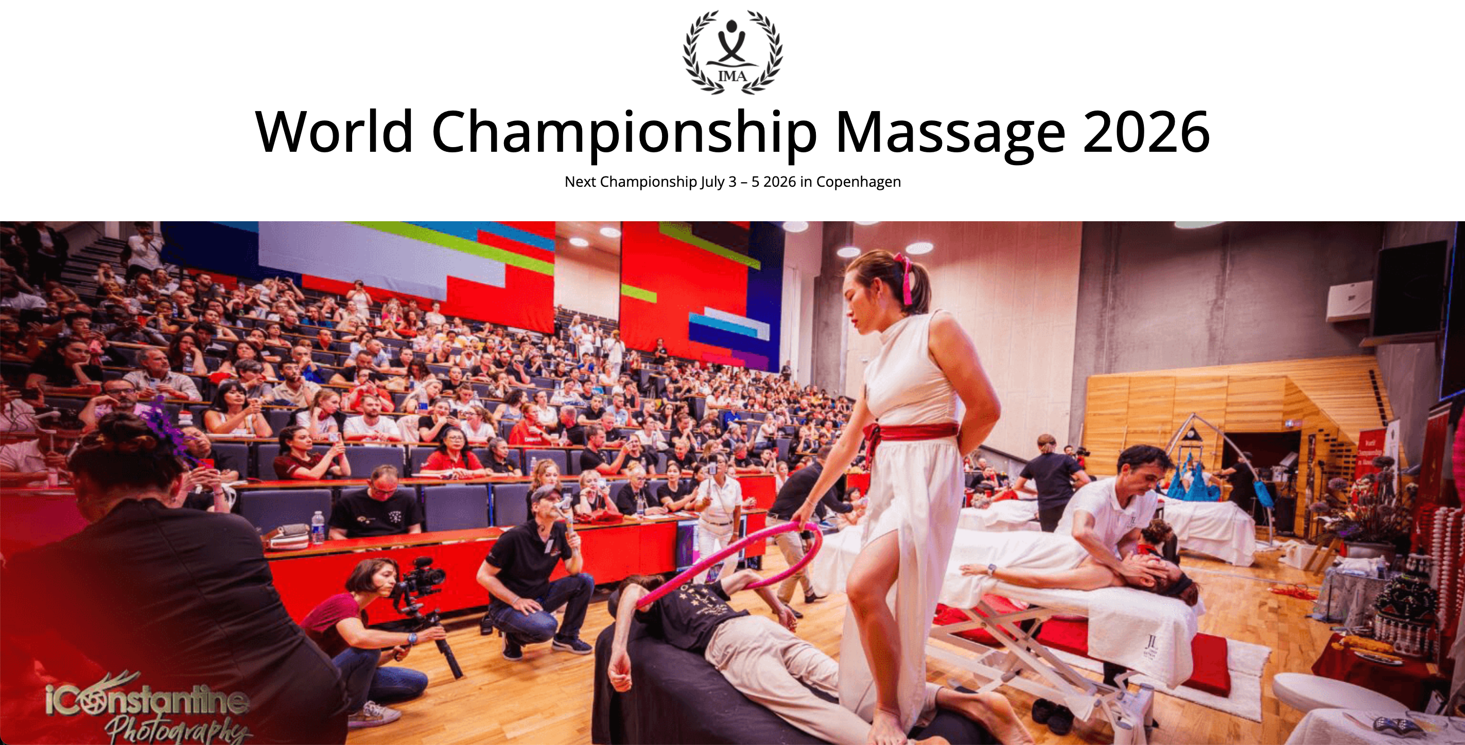 World Championship in Massage 2026 : La compétition suprême à Copenhague du 3 au 5 juillet