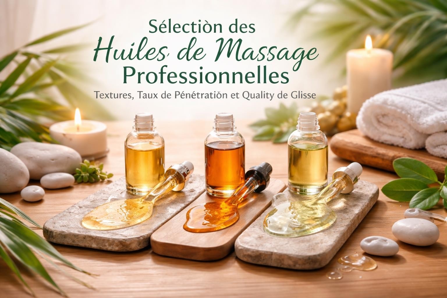 Huile de massage bien-être professionnel : guide terrain