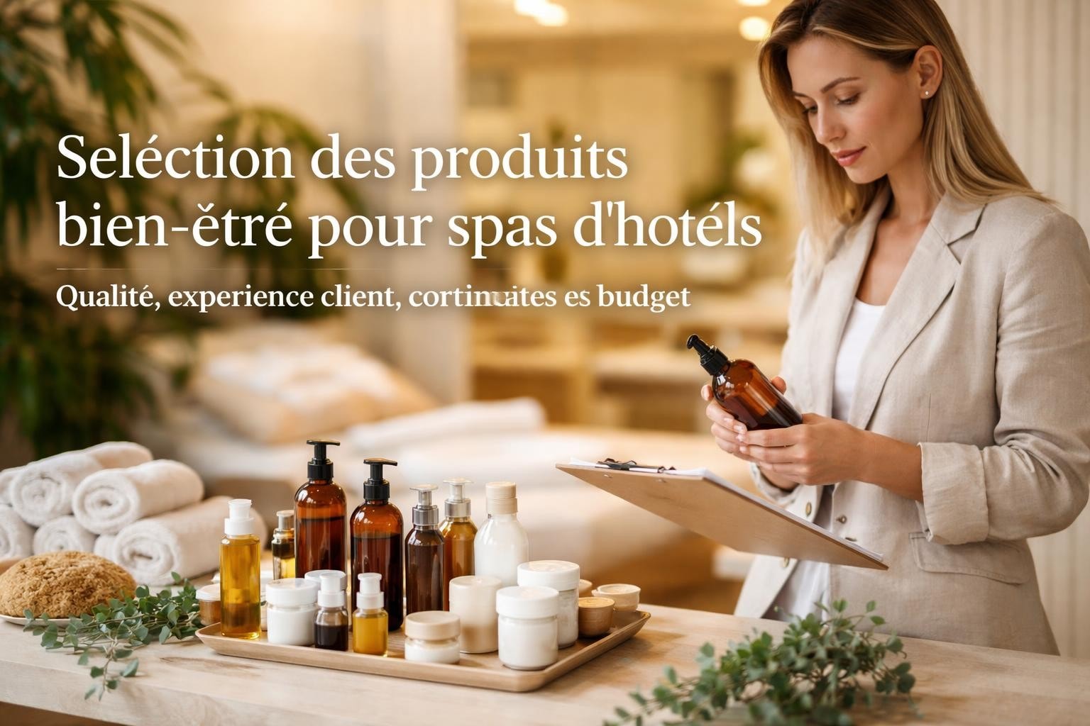 Produits bien-être pour hôtels : le guide du pro