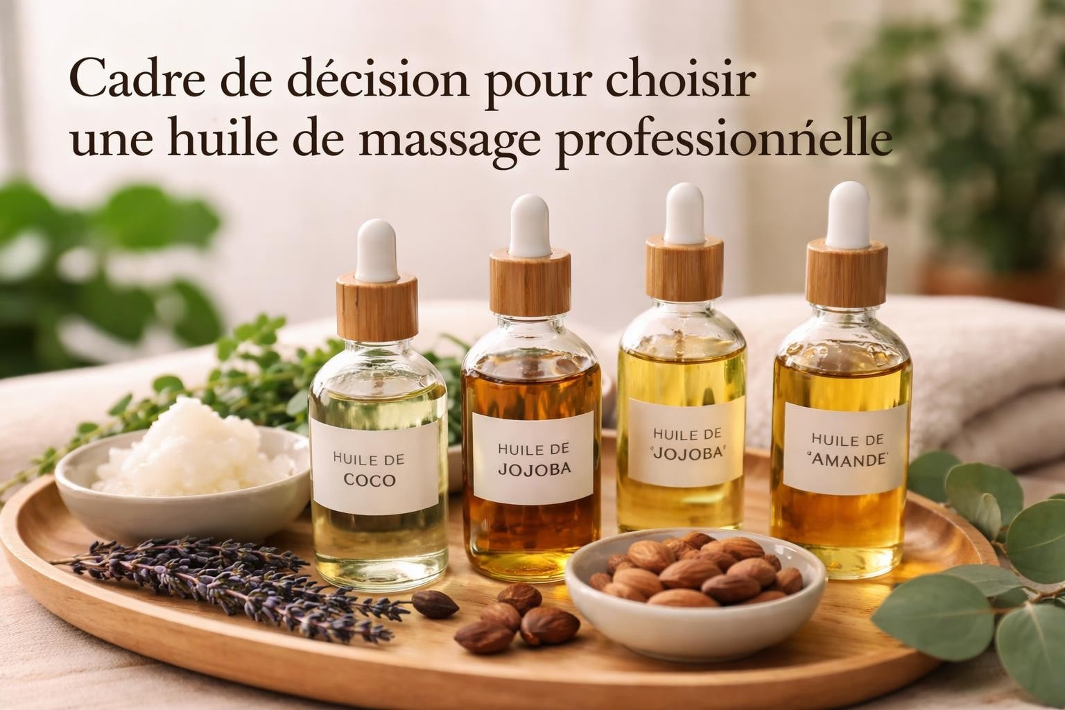 Quelle huile utiliser pour un massage relaxant ?