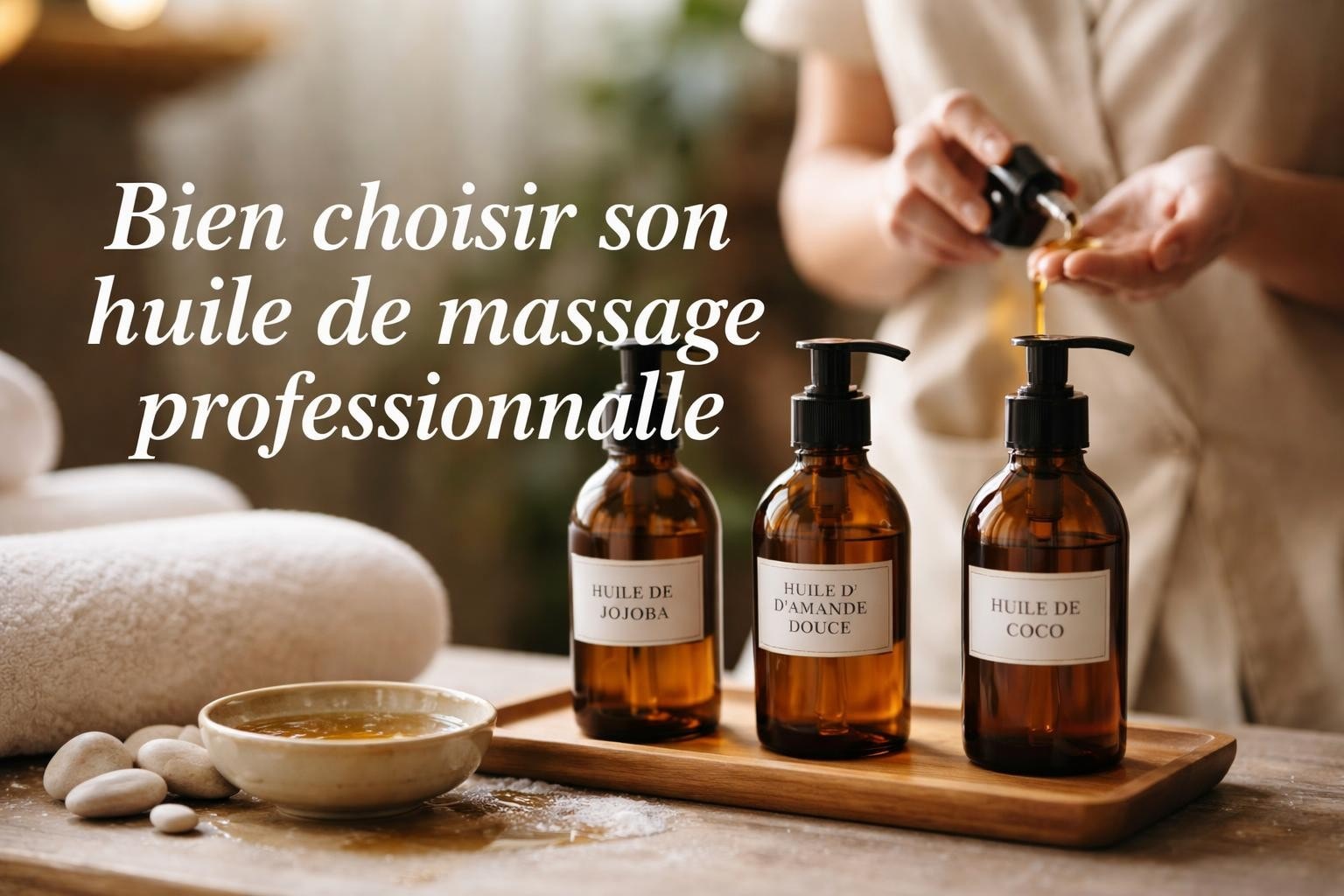 Huile de massage pour masseur professionnel : guide terrain