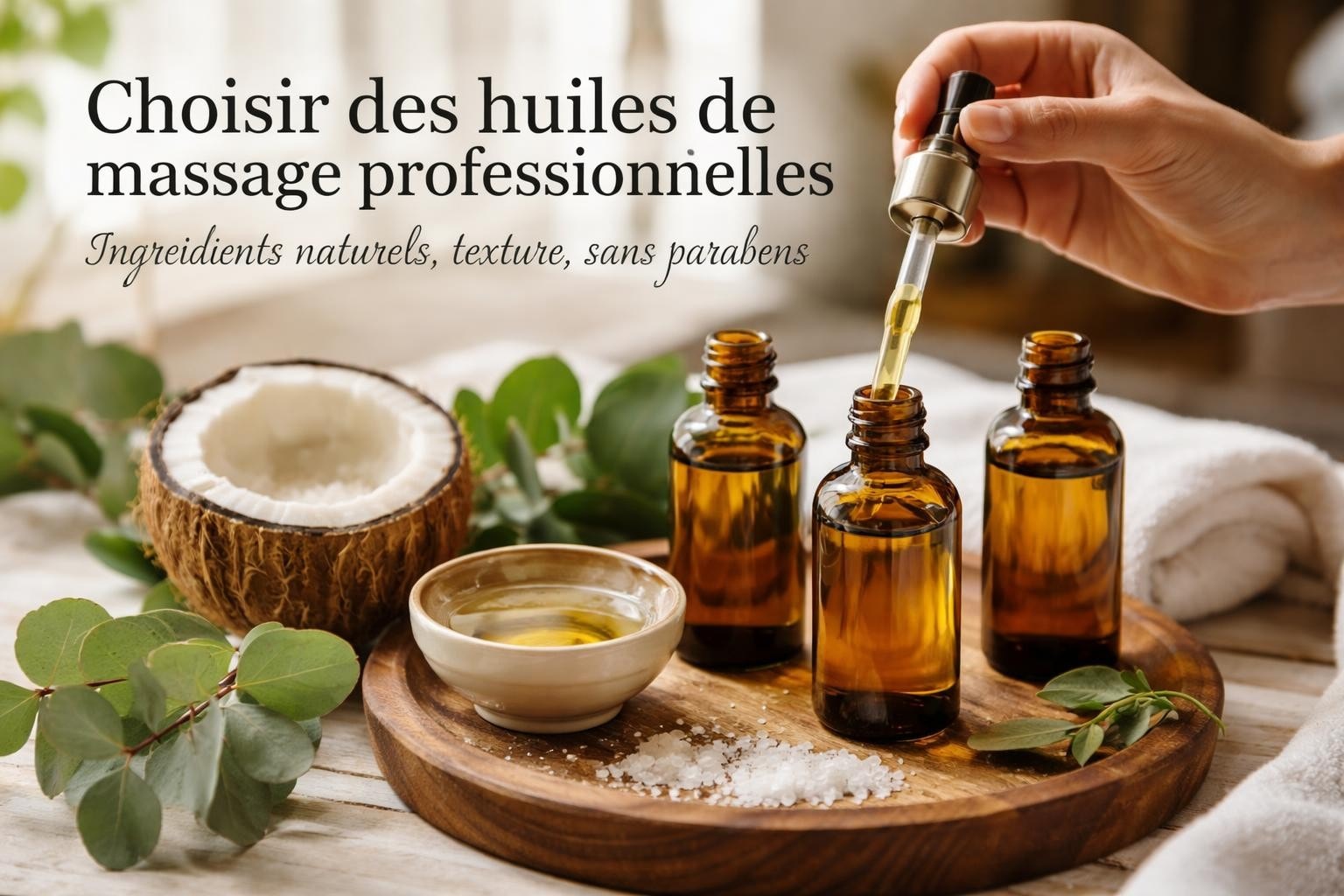 Huile de massage naturelle sans parabène : guide pro