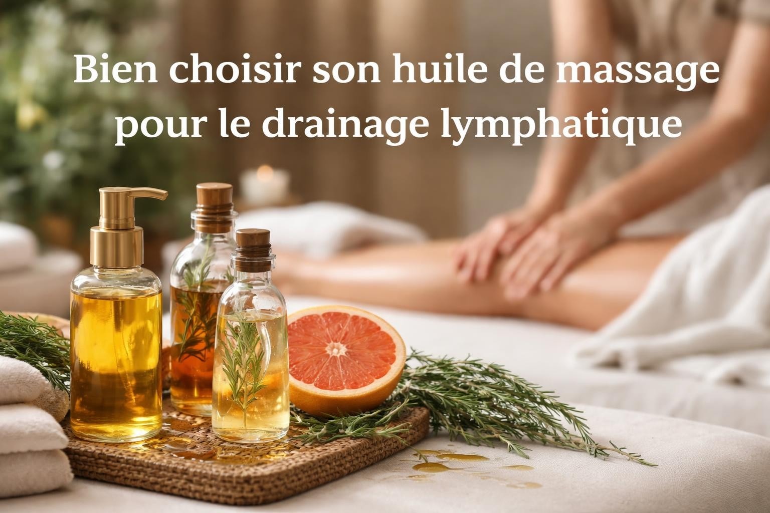 Quelle huile de massage pour massage drainant ? Guide 2026