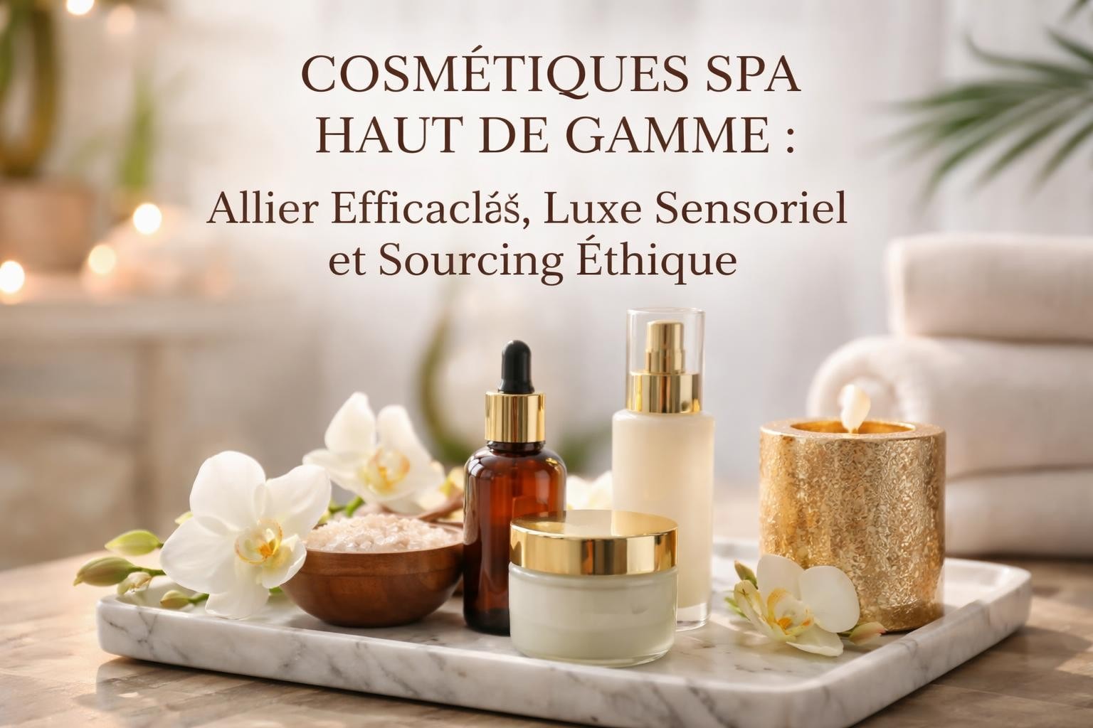 Marque cosmétique spa haut de gamme : exigences du secteur