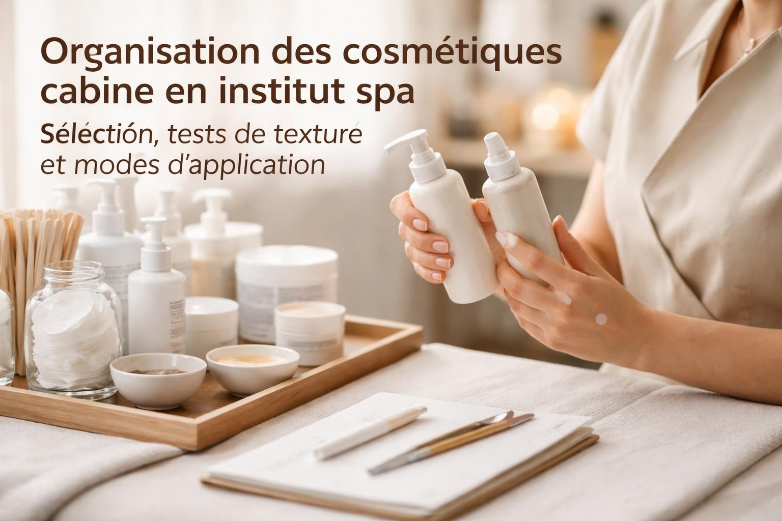 Produits cabine institut : le vrai socle métier