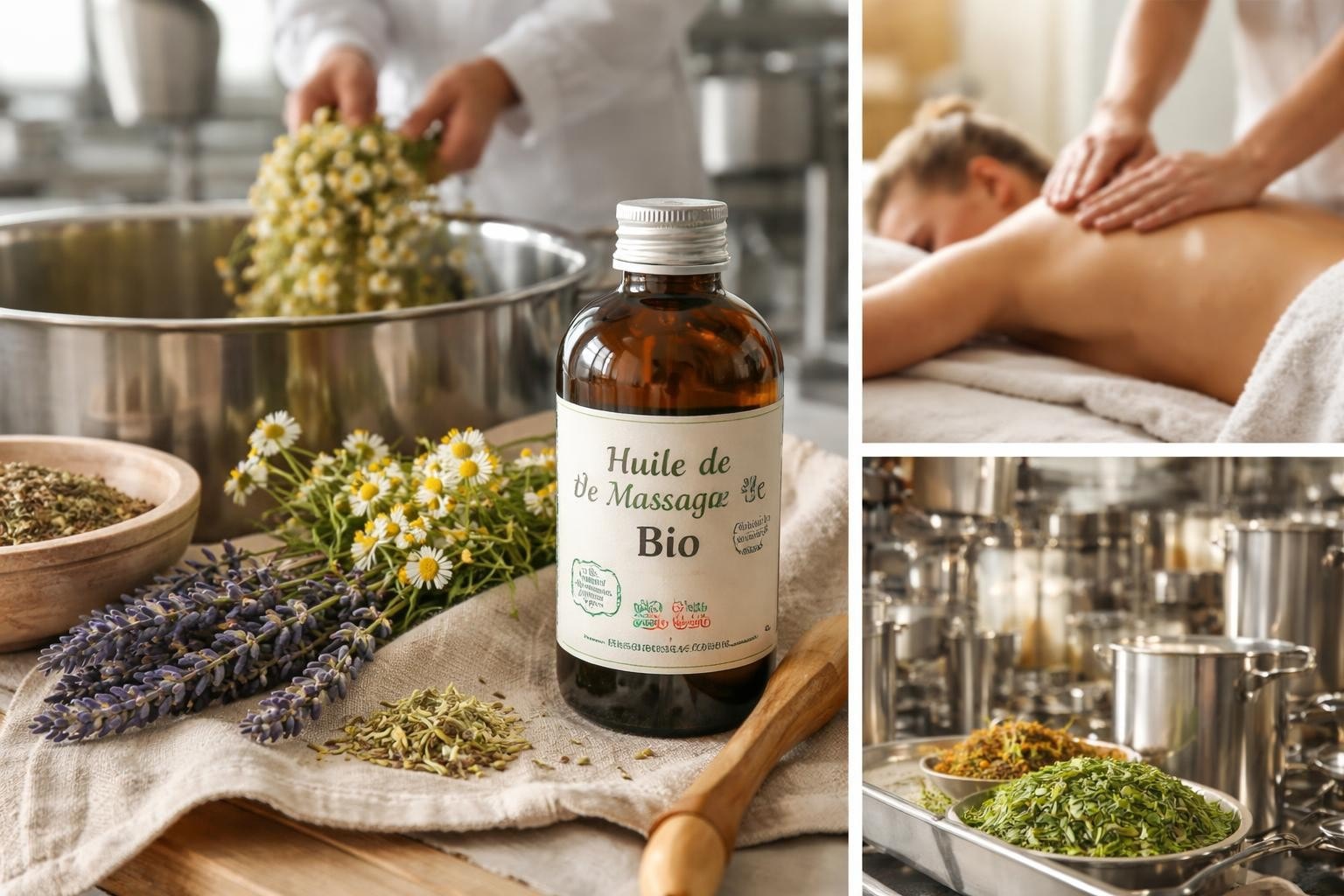 Huile de massage bio Made in France : Guide pro 2026