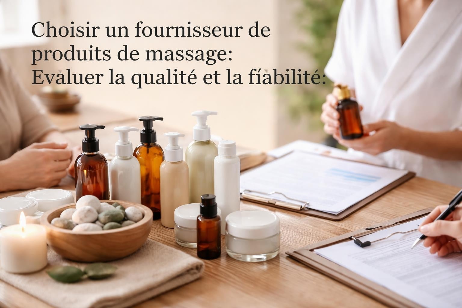 Choisir son fournisseur produits de massage : guide