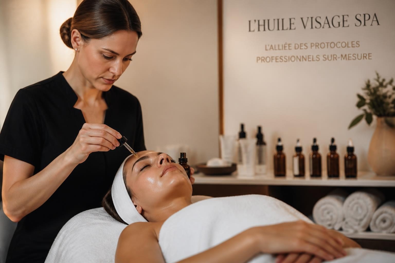 Huile visage spa : intégration cabine et résultats