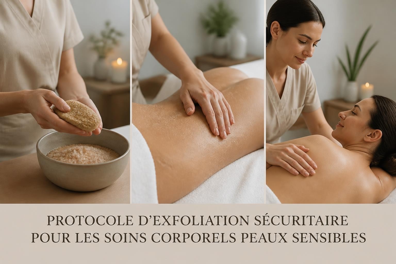Gommage corps peaux sensibles : protocole sécurisé