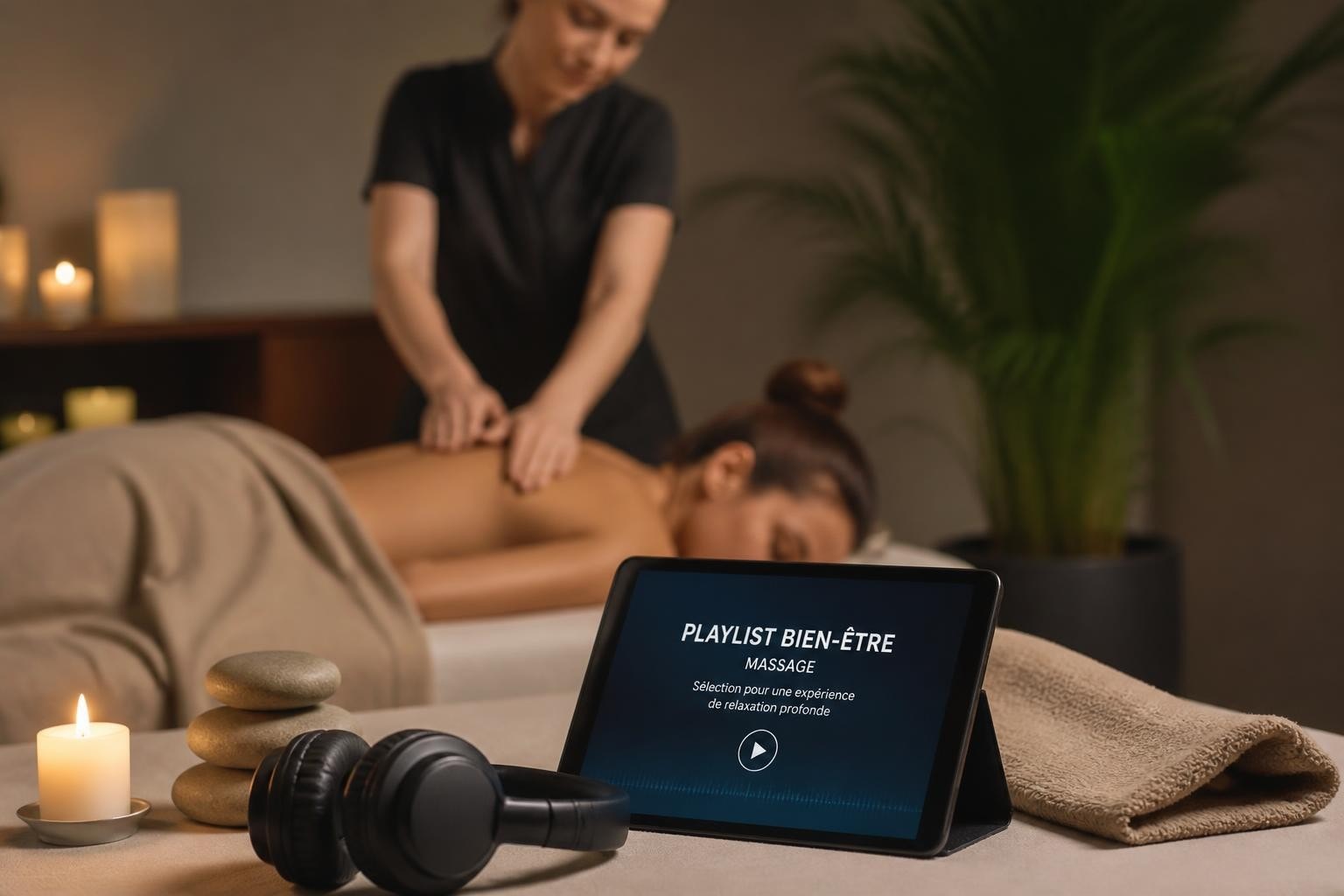 Playlist massage bien-être : ambiances sonores en cabine