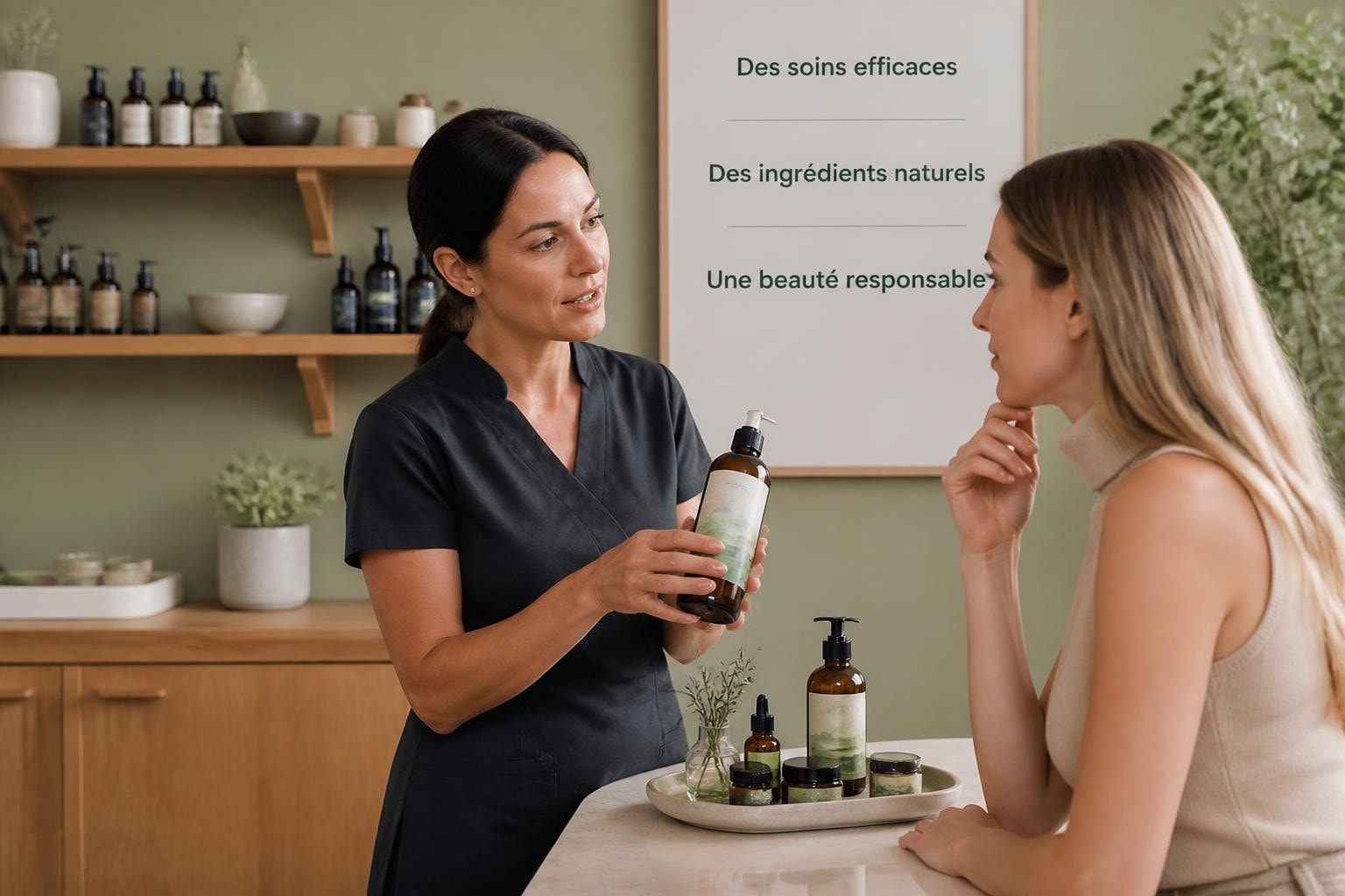 Cosmétiques naturels pour institut : choisir et vendre