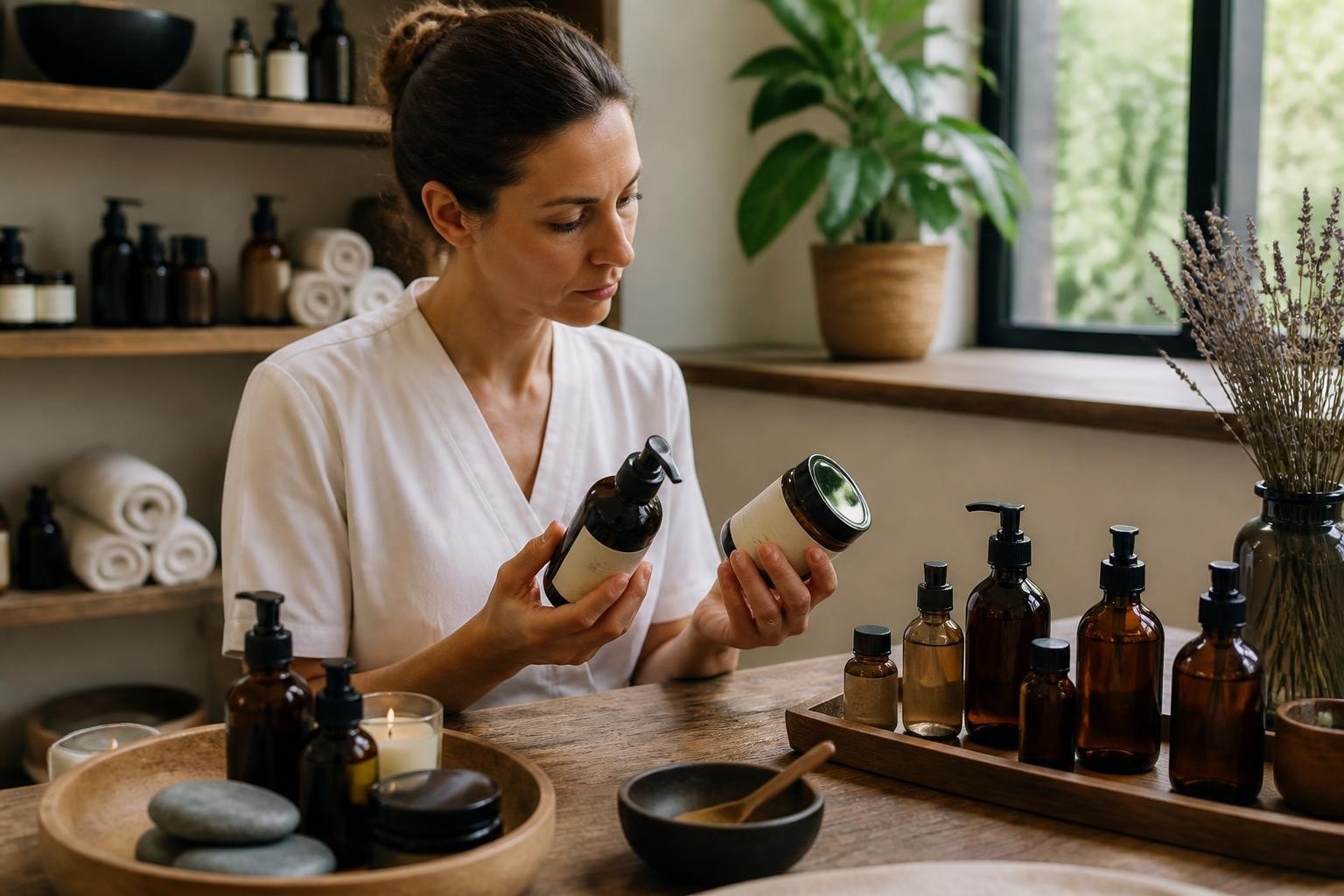 Produits naturels massage : guide pro 2026