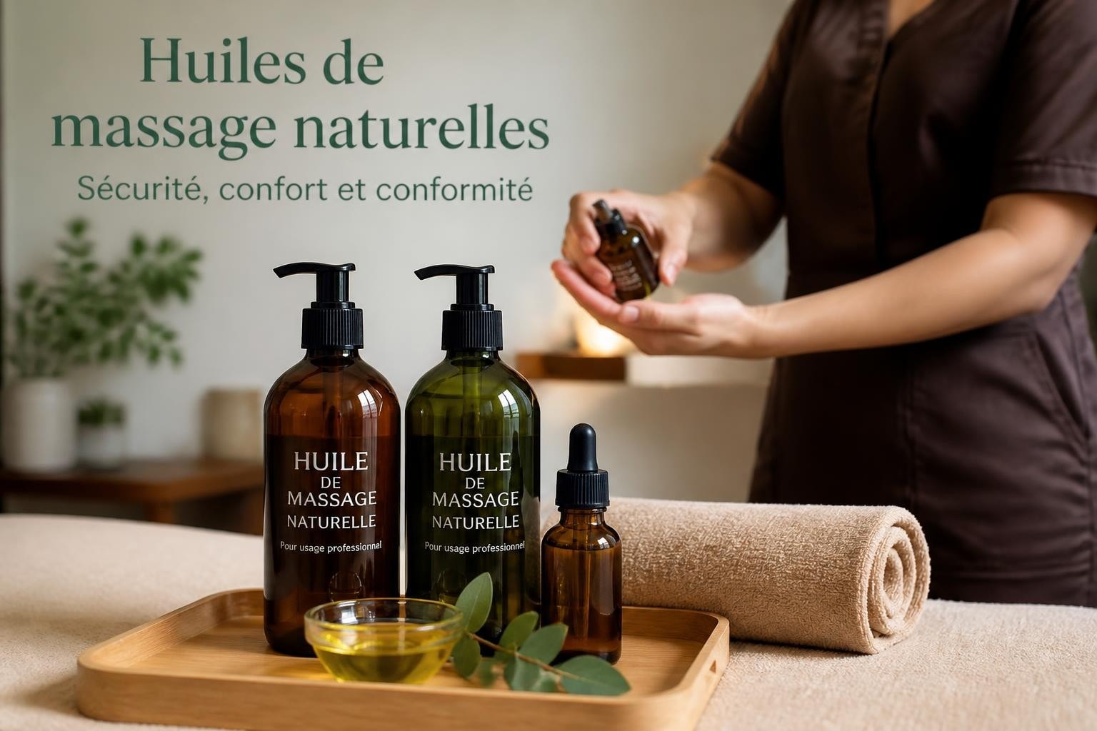 Huile de massage professionnelle naturelle : guide 2026