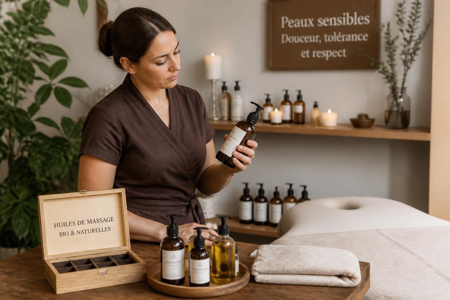 Huile de Massage Bio Peau Sensible : Guide Pratique