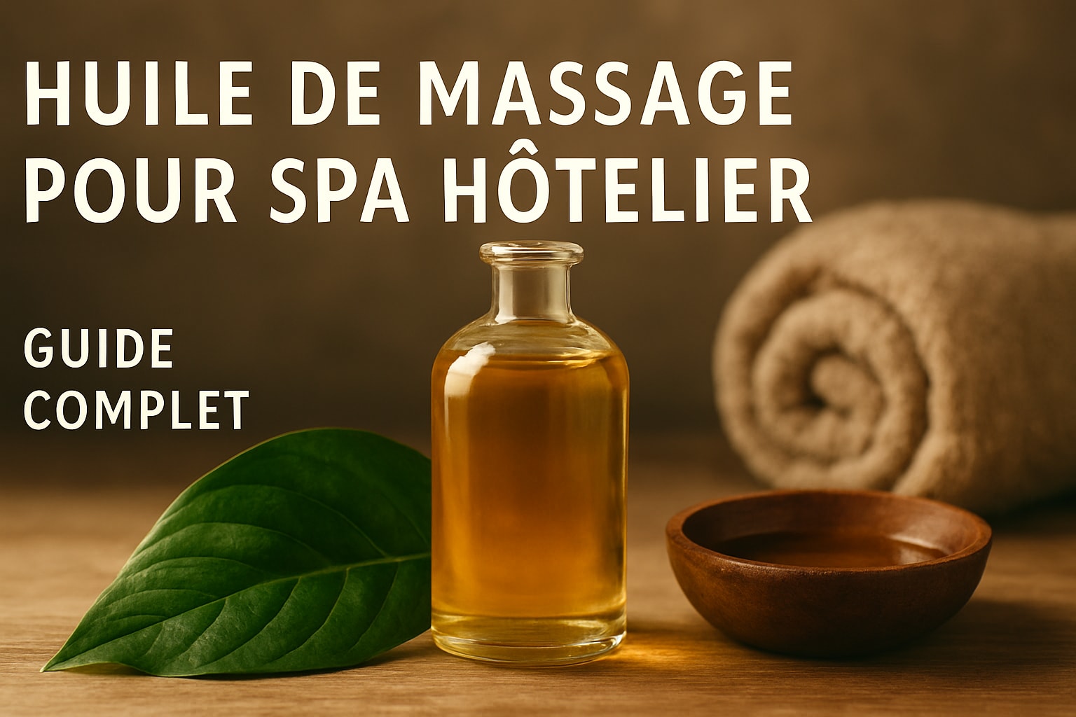 Guide Complet de l’Huile de Massage pour Spa Hôtelier 2026