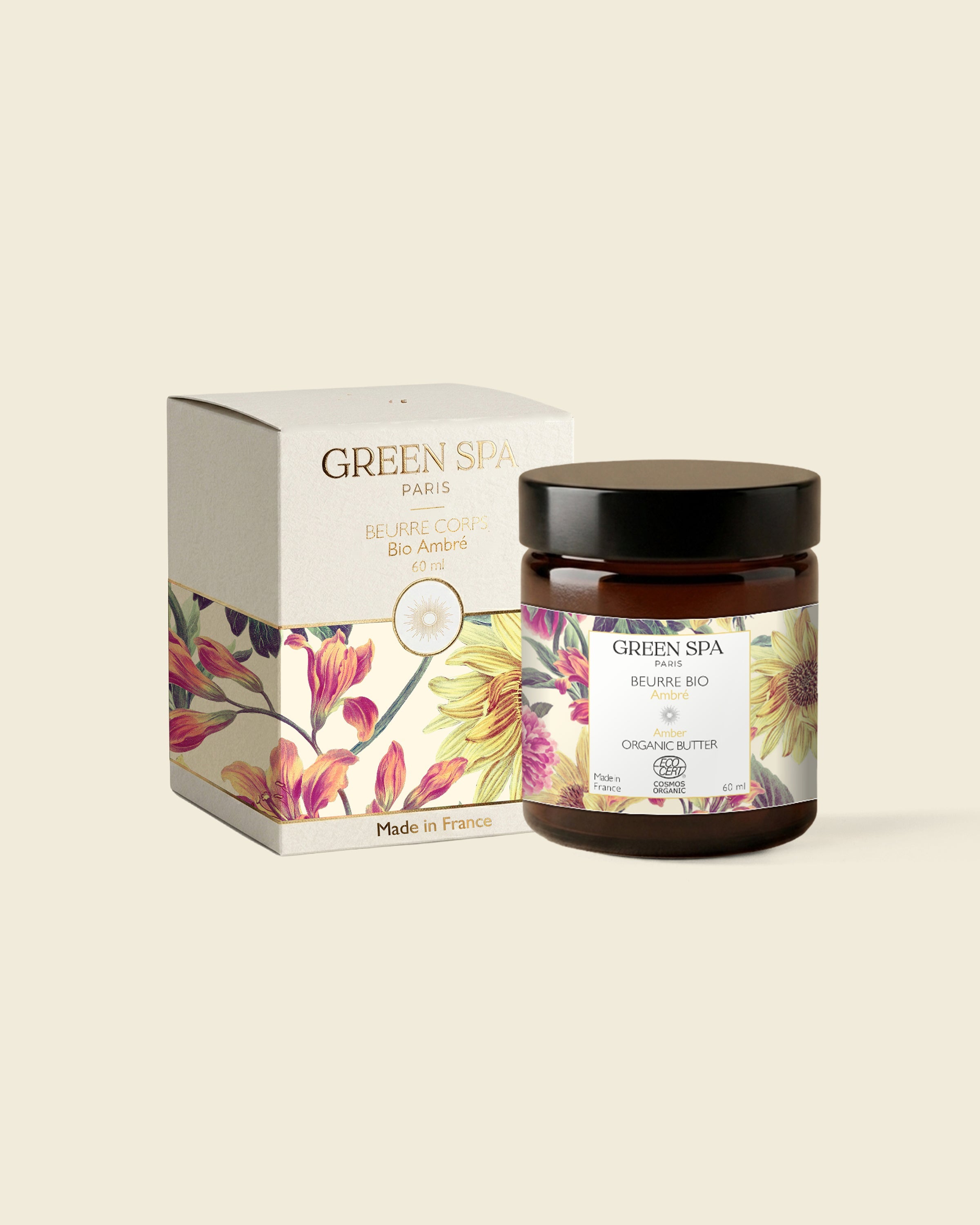 Beurre de massage bio Ambré 60 ml Green Spa