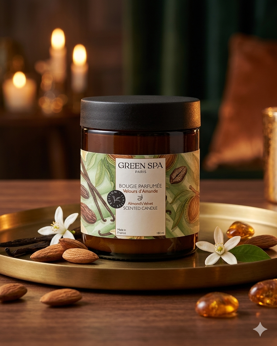Almond Velvet Scented Candle
