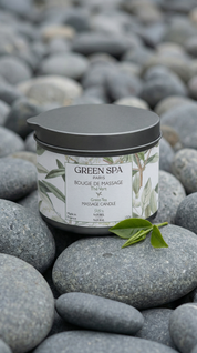 Sinnliche Massagekerze mit grünem Tee 150 gr