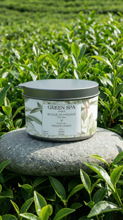 Sinnliche Massagekerze mit grünem Tee 150 gr