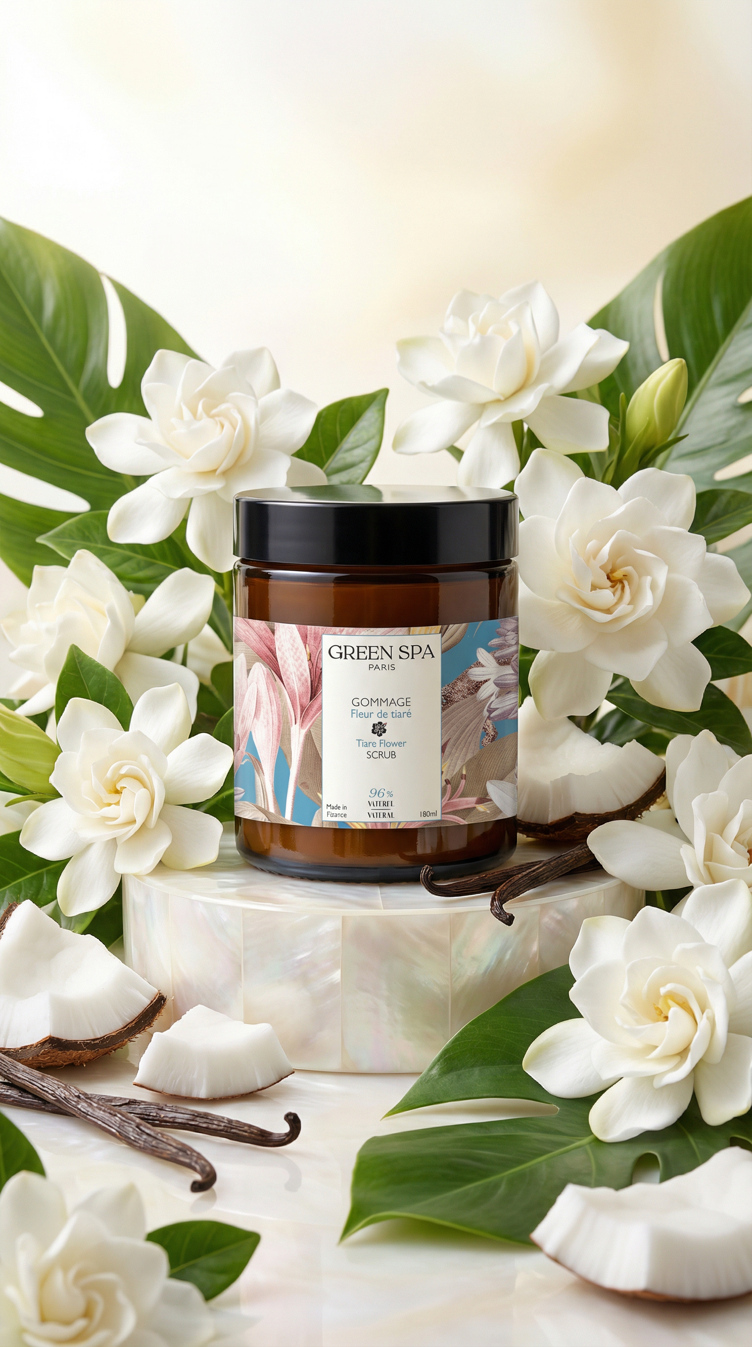 Tiaré-Blumenpeeling