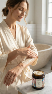 Exfoliante de flores de tiaré