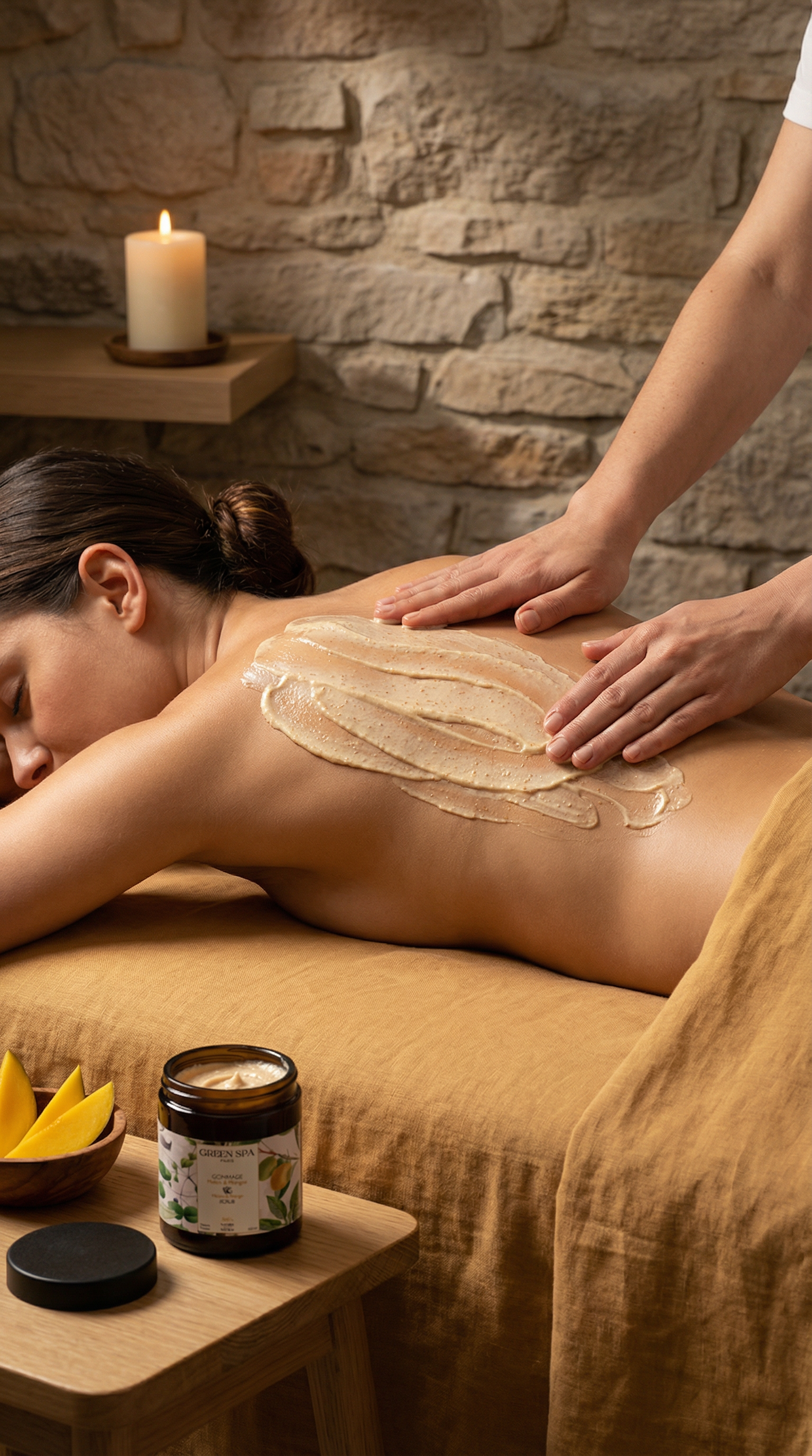 Exfoliante de melón y mango