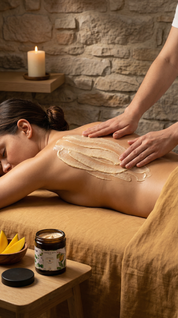 Exfoliante de melón y mango