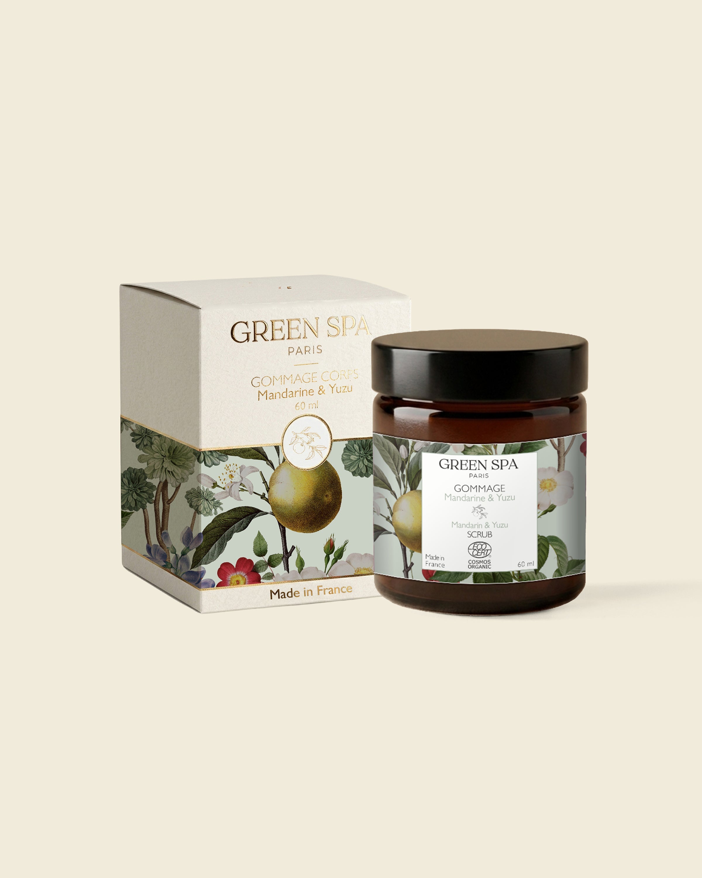 Gommage bio Mandarine & Yuzu 60 ml Green Spa