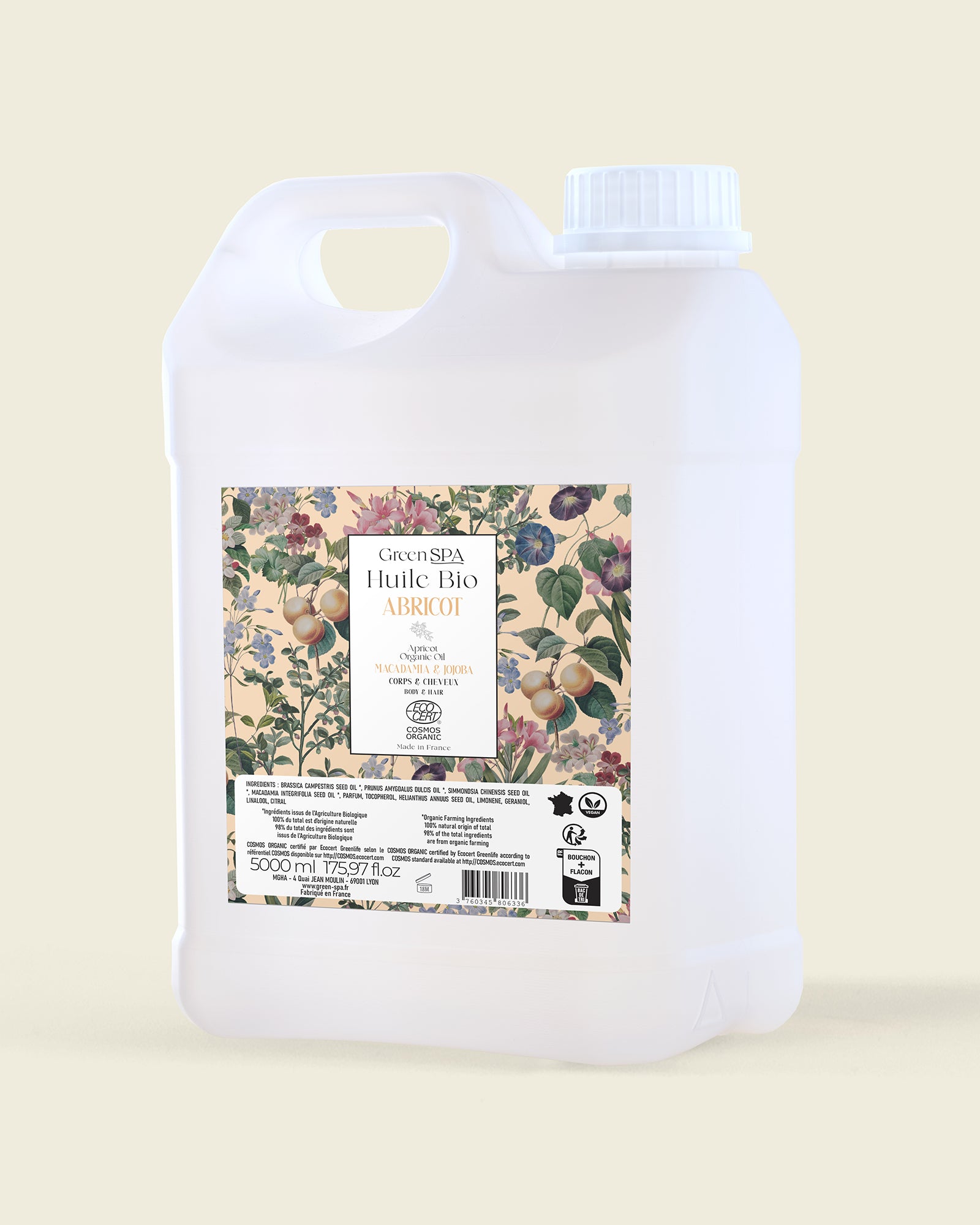 Organic apricot oil*