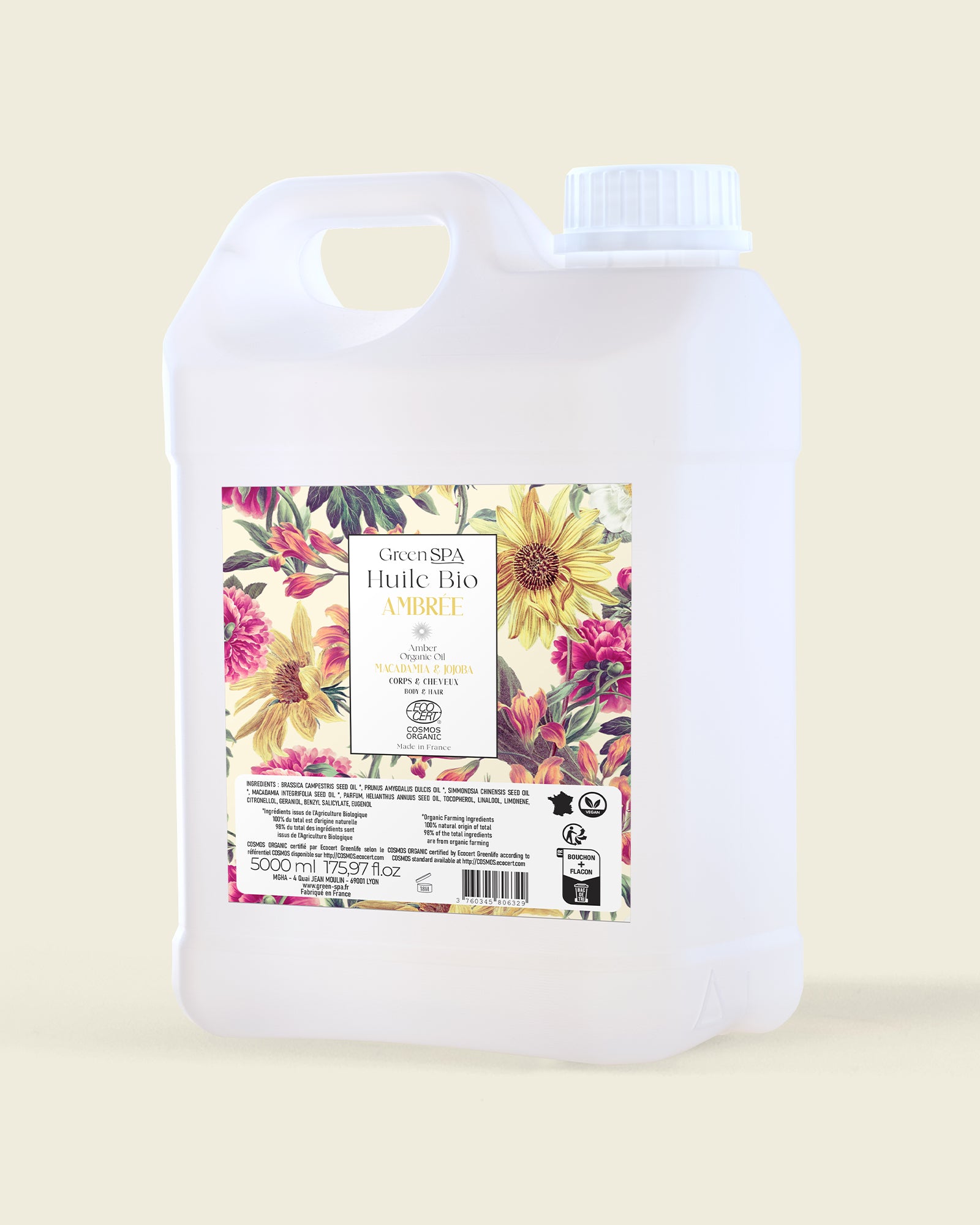Amber organic oil*