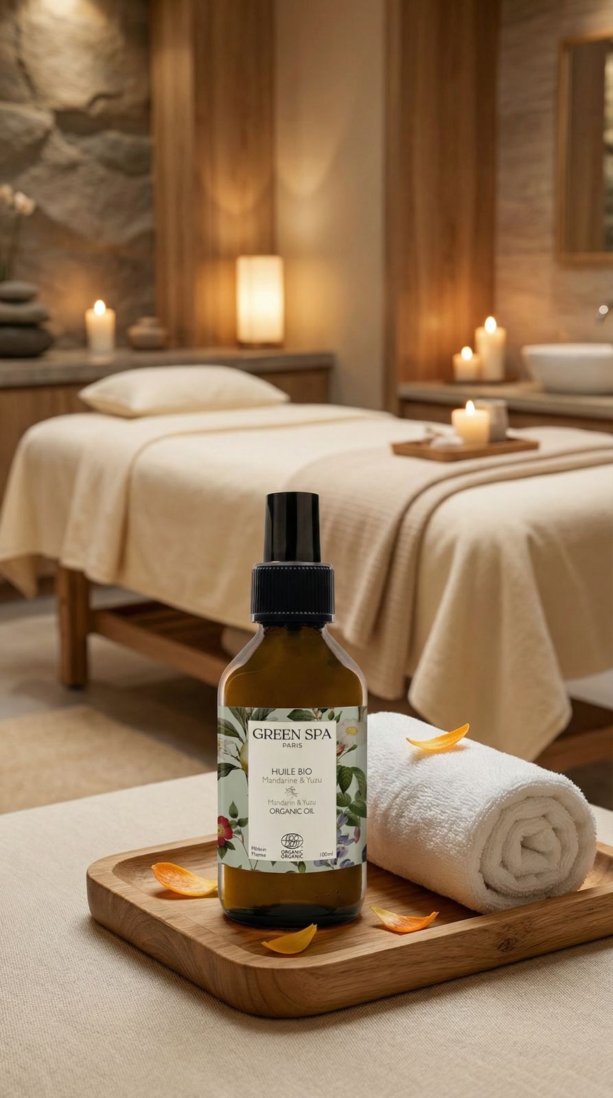 Mandarín orgánico y aceite Yuzu*