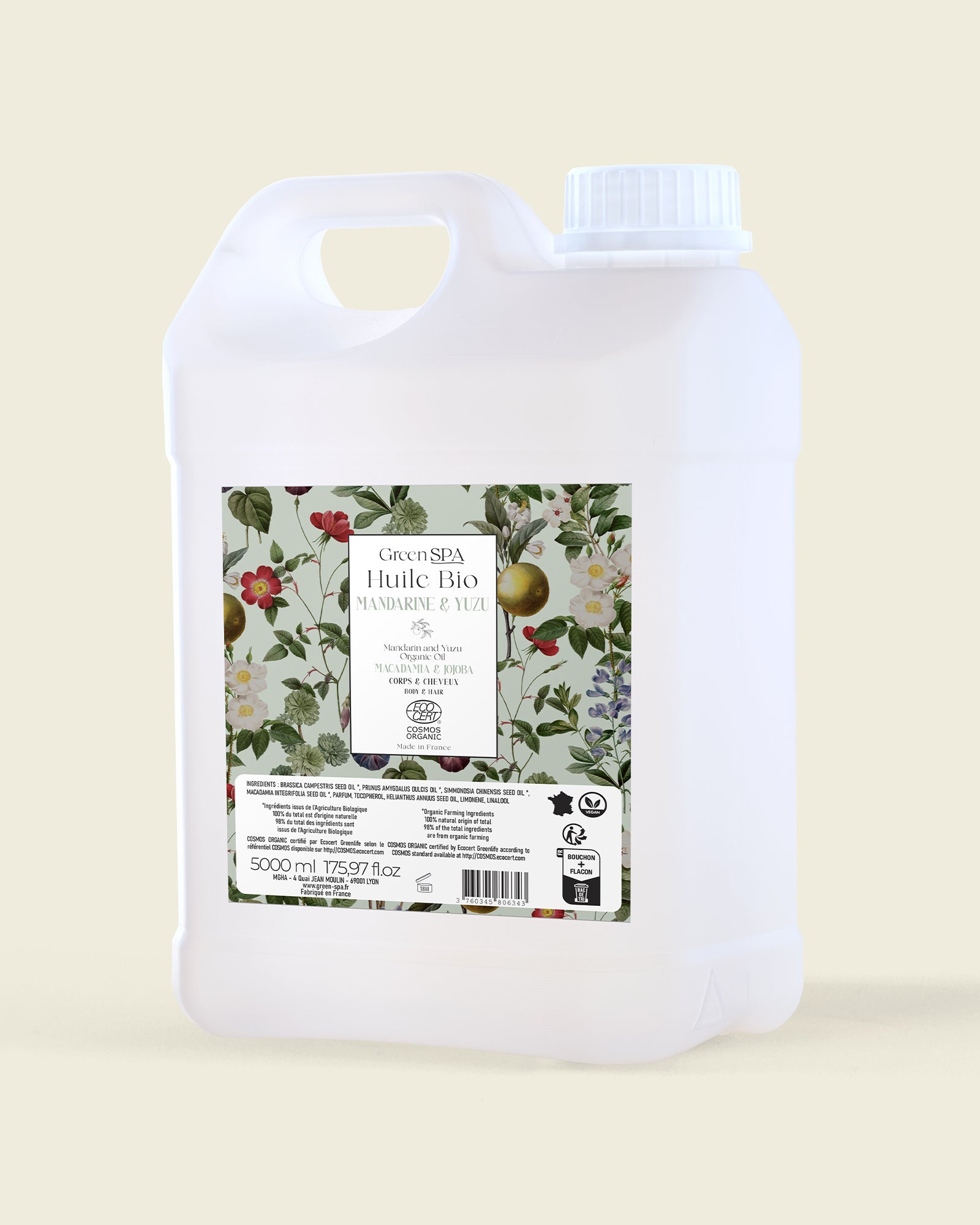 Organic mandarin & yuzu oil*