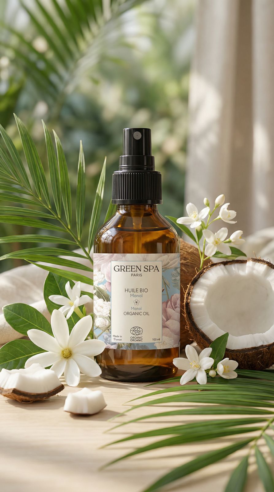 Olio biologico monoi*