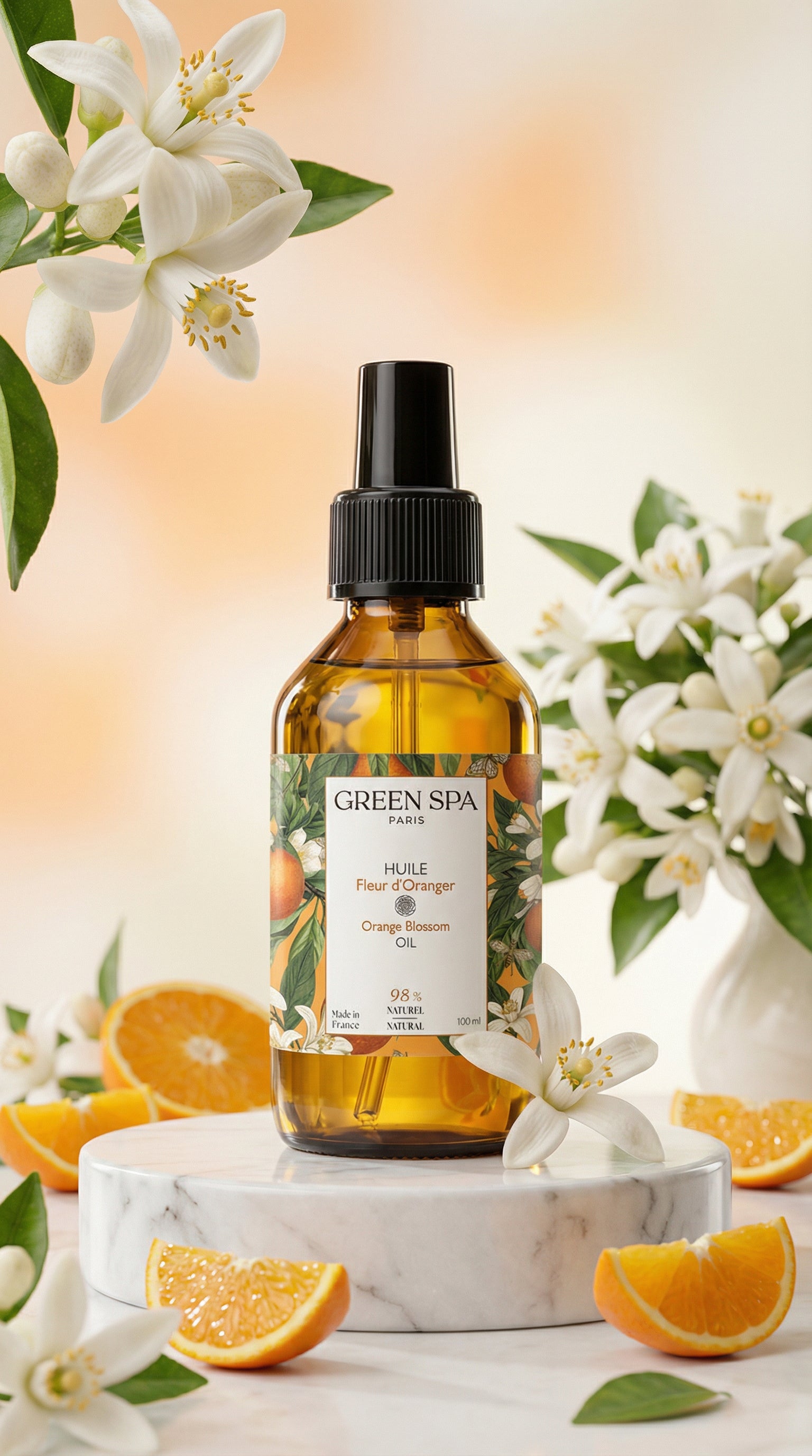 Verbena massage oil - Relaxation and natural hydration – Green Spa