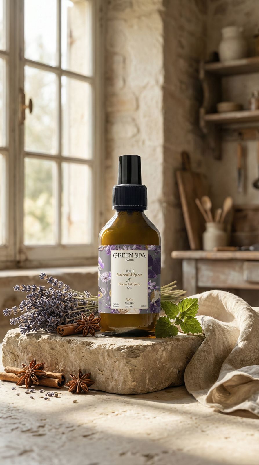 Petrolio patchouli ed epite