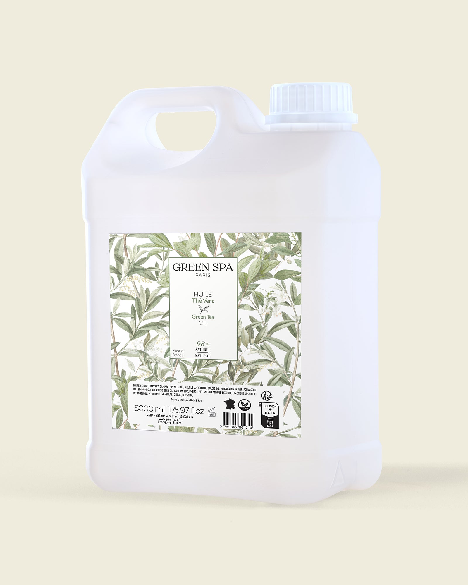Huile Th Vert | Green Spa Huile Th Vert | Green Spa