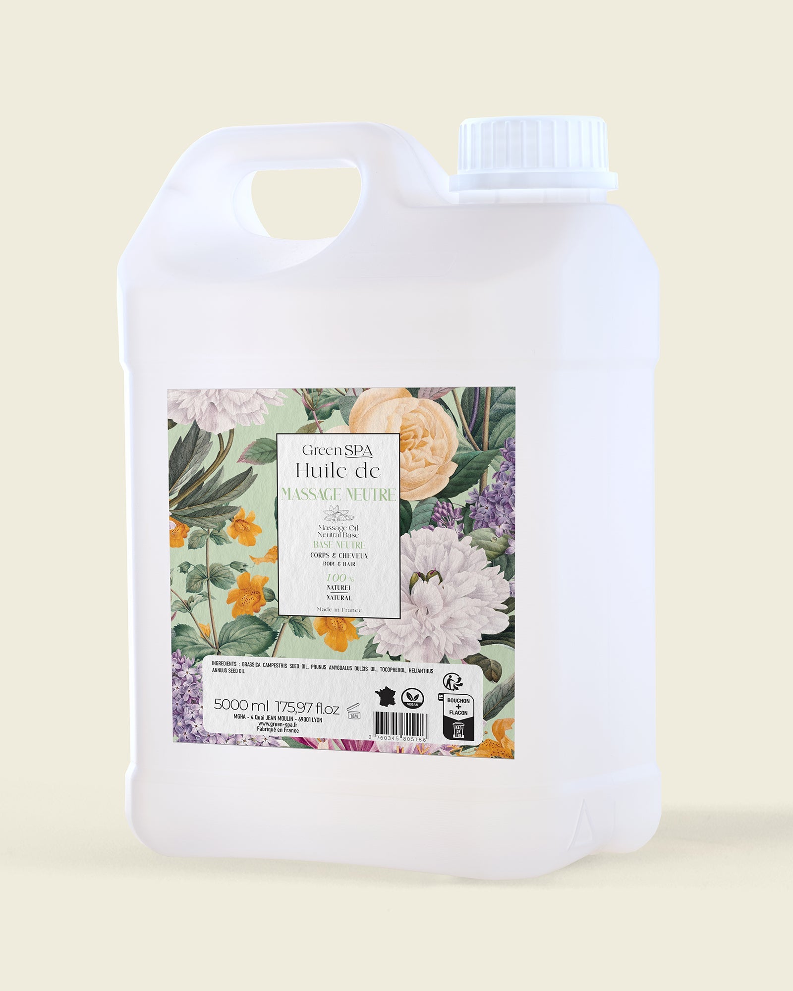 Aceite de base neutral 100 % natural