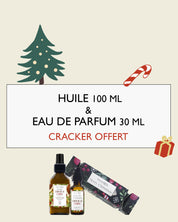 Offerta di Natale: Olio da Massaggio 100 ml e Eau de Parfum 30 ml in un cracker