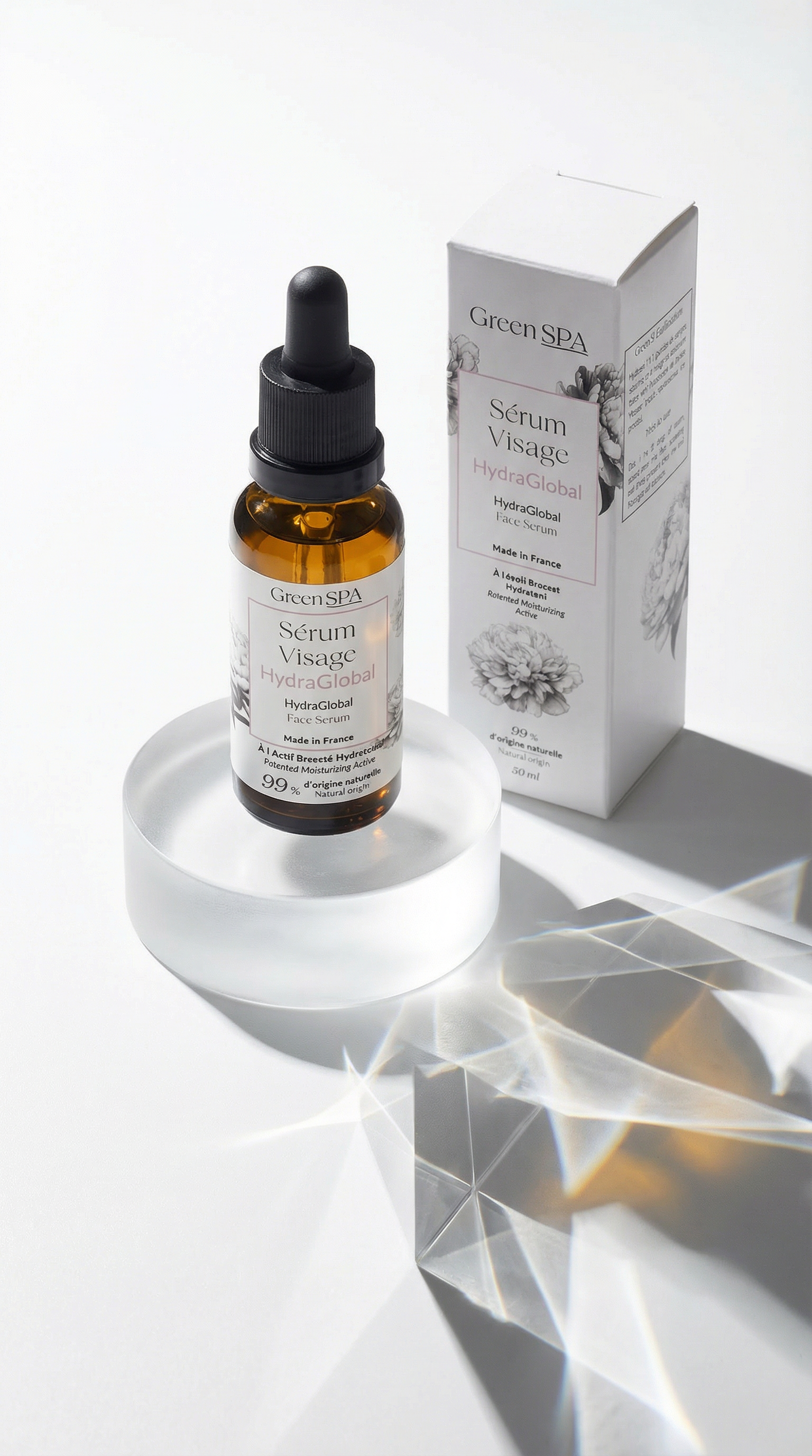 Soro da face hidraglobal