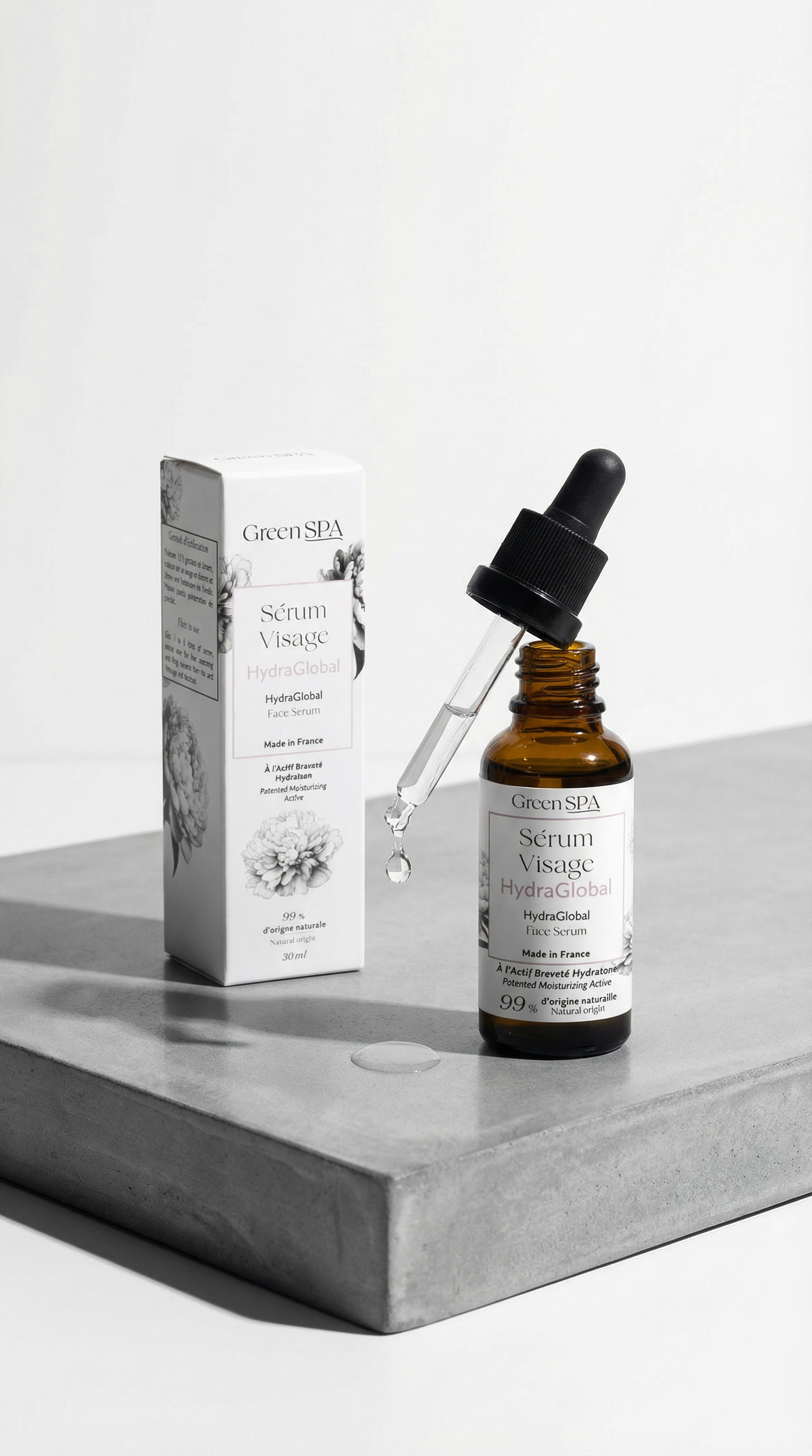 Soro da face hidraglobal