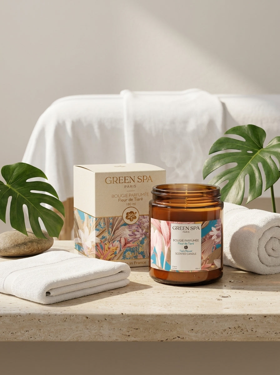 Tiare Flower Scented Candle