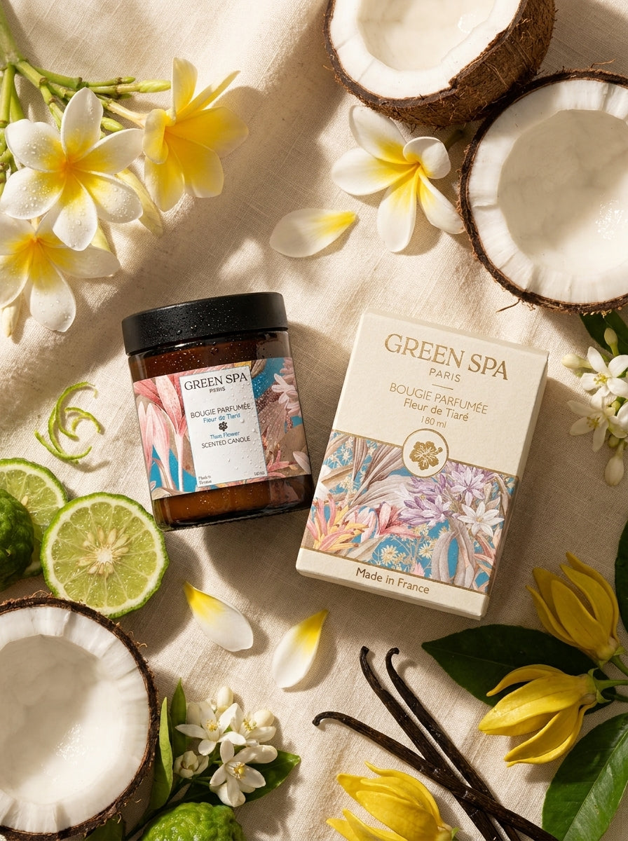 Tiare Flower Scented Candle
