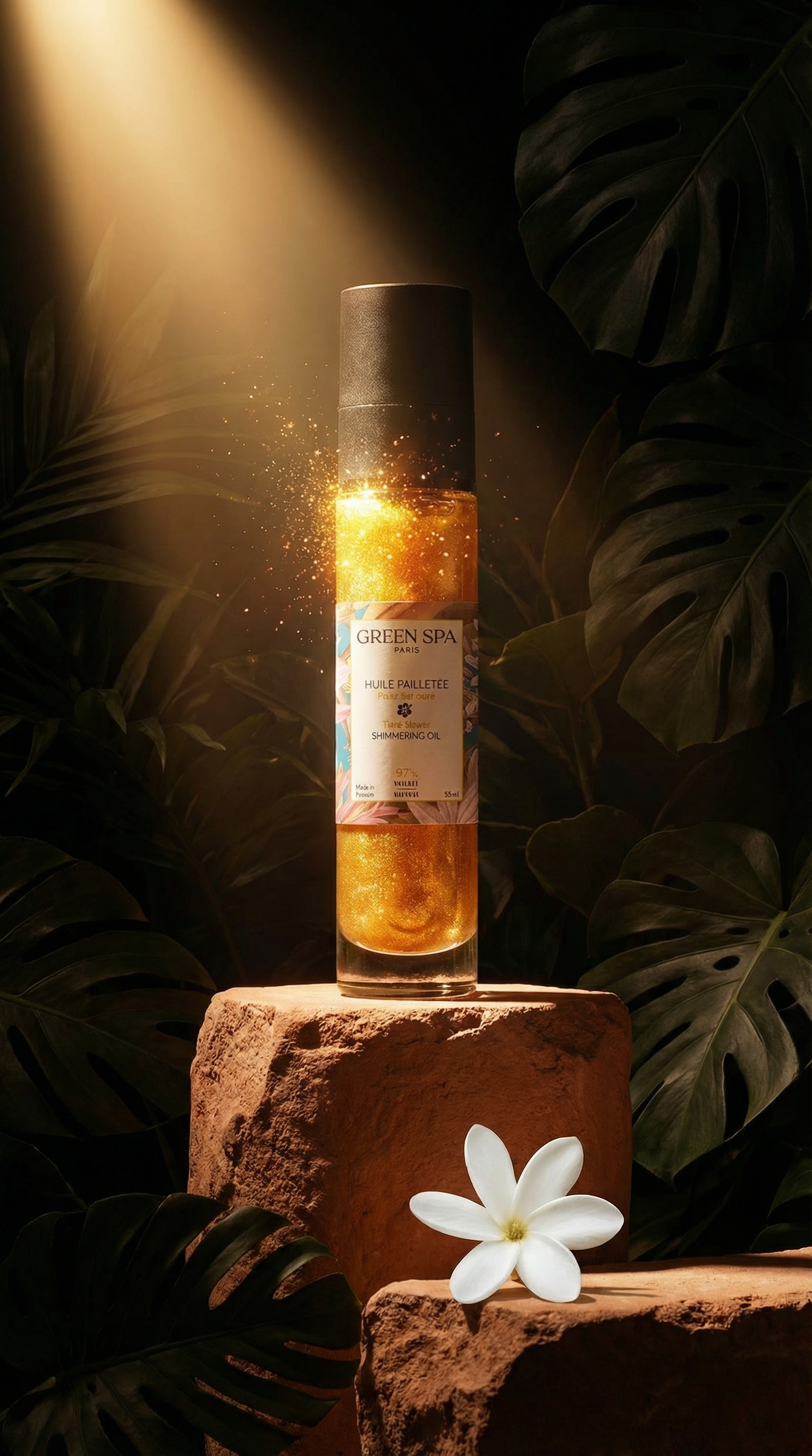 Tiare Flower Glitter Oil