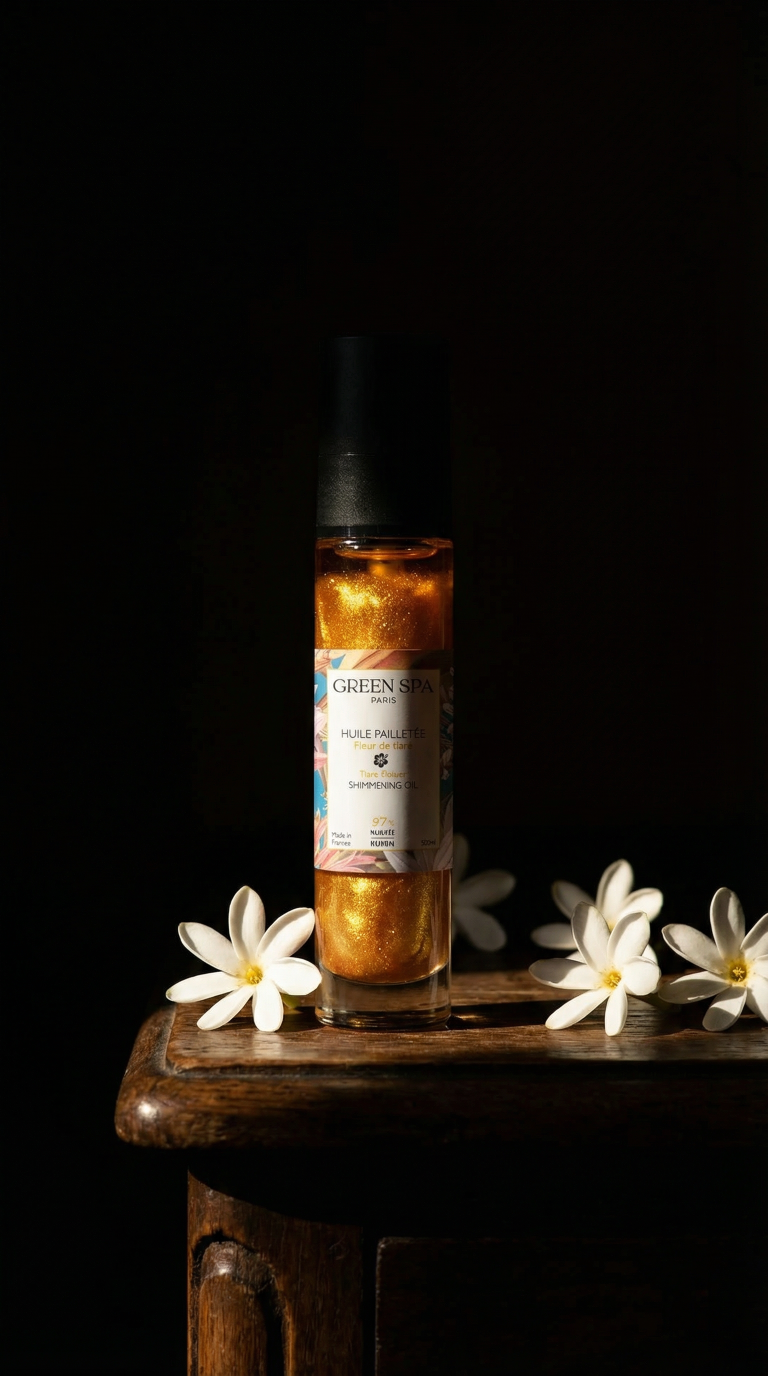 Tiare Flower Glitter Oil