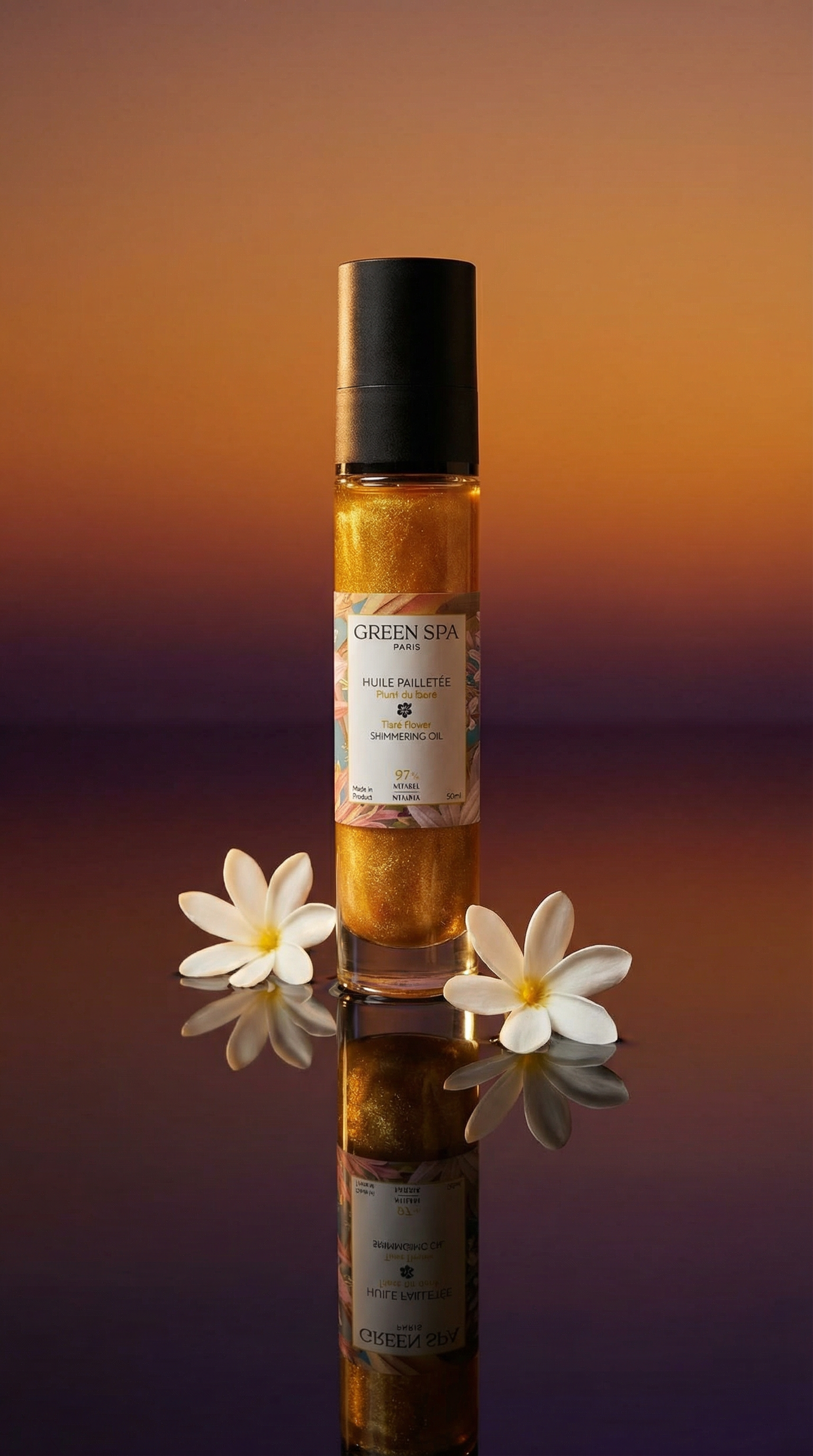 Tiare Flower Glitter Oil