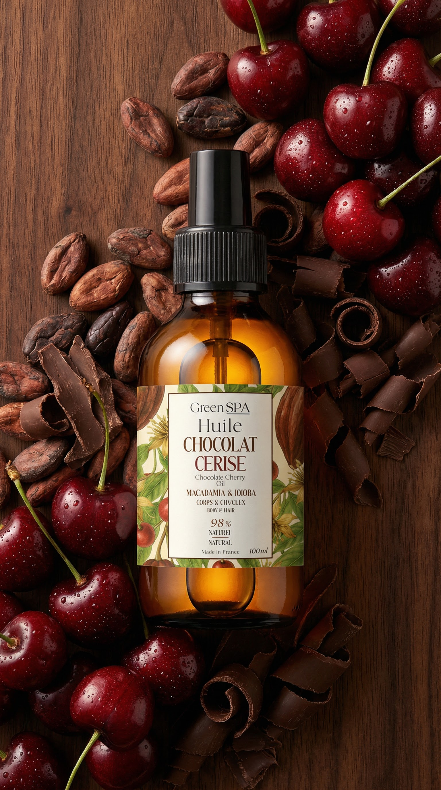 Kirschschokoladenöl: limitierte Auflage