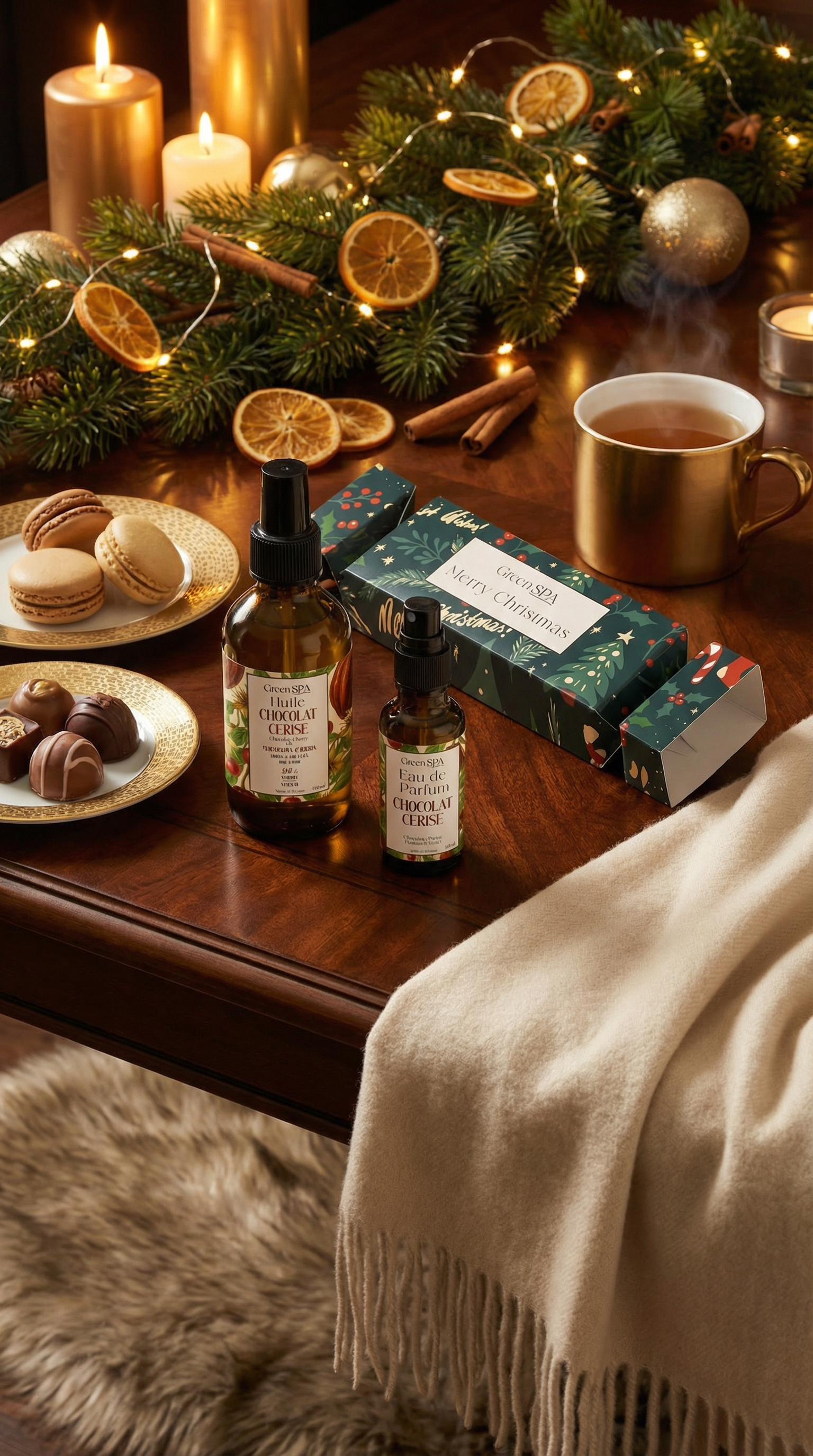 Offerta di Natale: Olio da Massaggio 100 ml e Eau de Parfum 30 ml in un cracker