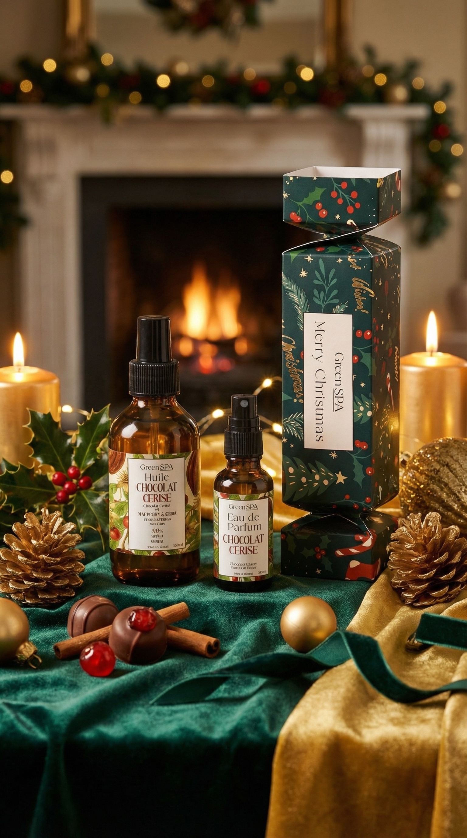 Offerta di Natale: Olio da Massaggio 100 ml e Eau de Parfum 30 ml in un cracker