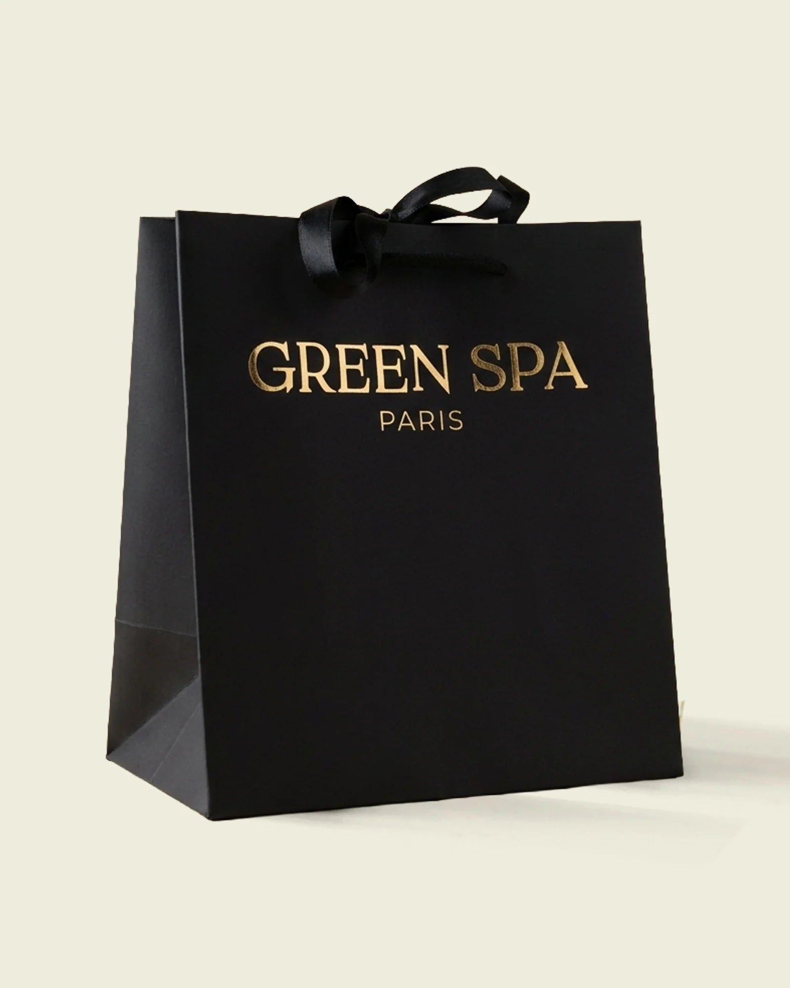 Green Spa Black Bag Gold Logo - Size 3 products and more